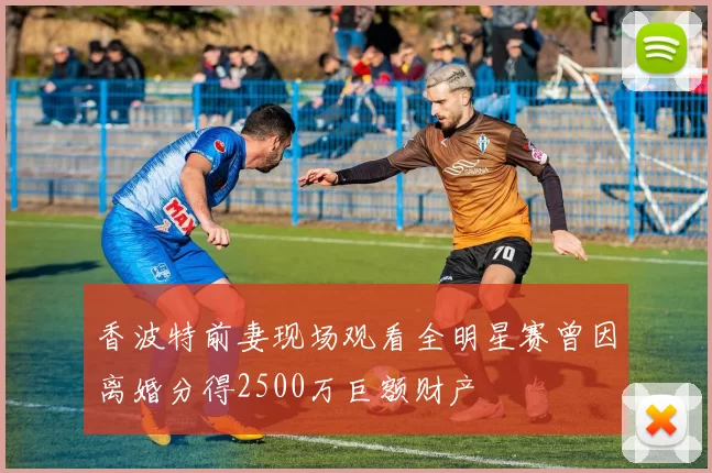 香波特前妻现场观看全明星赛曾因离婚分得2500万巨额财产